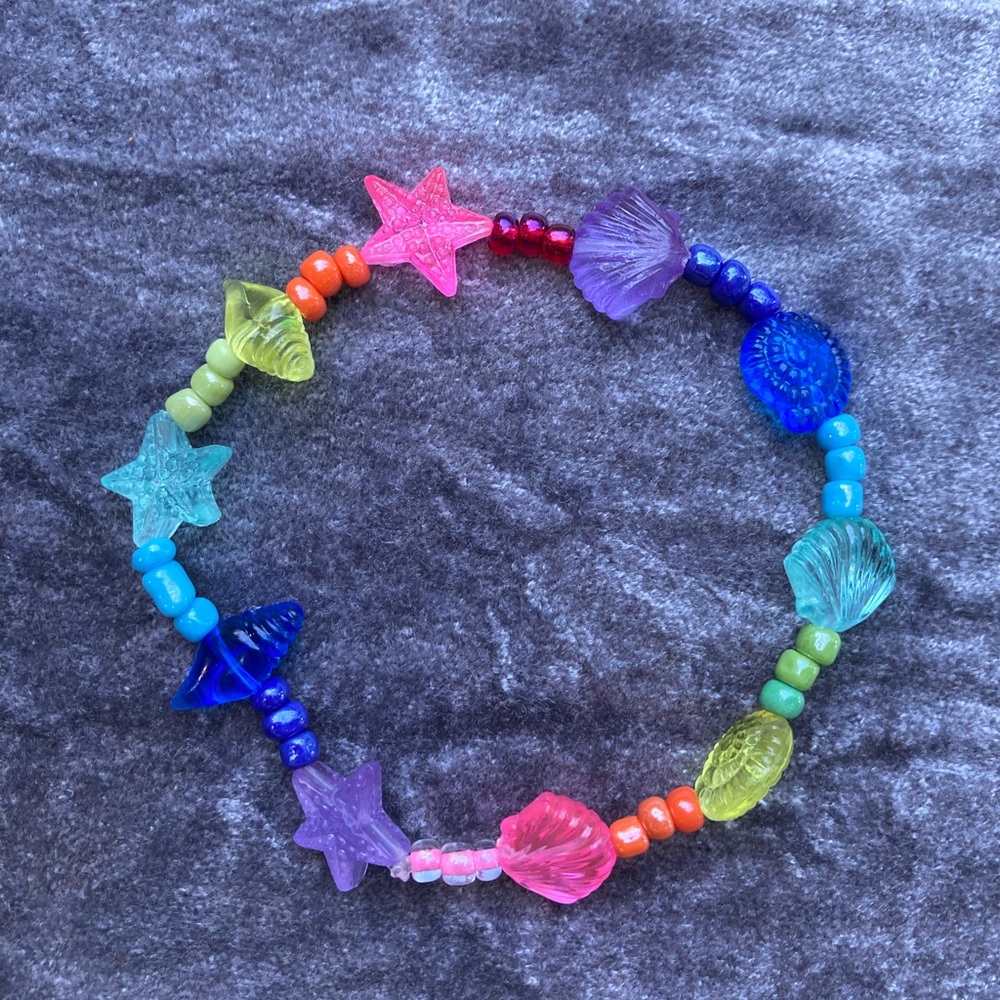 💖Rainbow Mermaid Stretch Bracelet